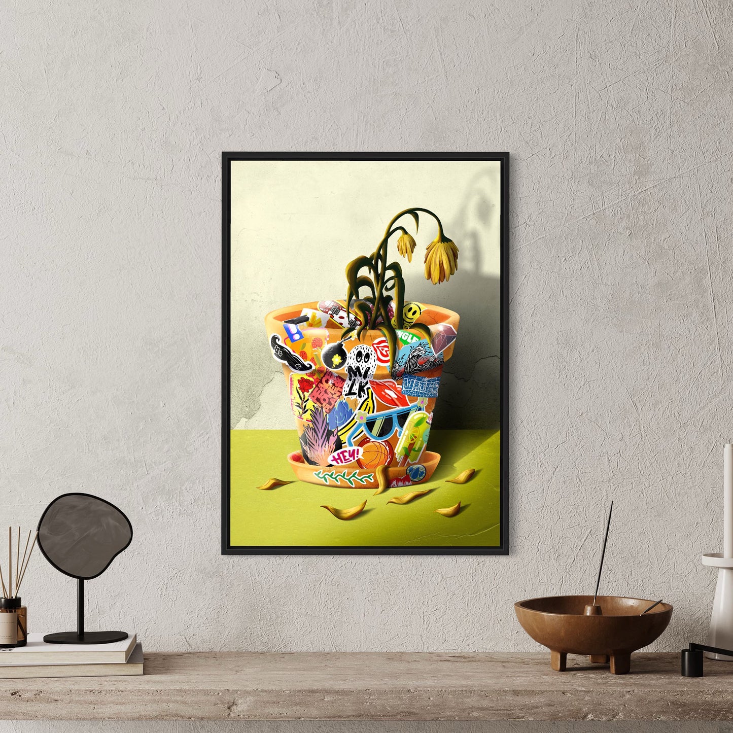Sticker Pot Poster