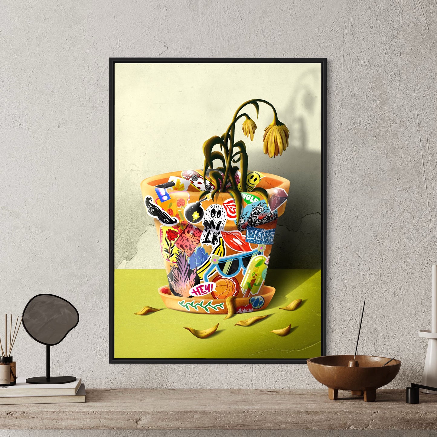 Sticker Pot Poster