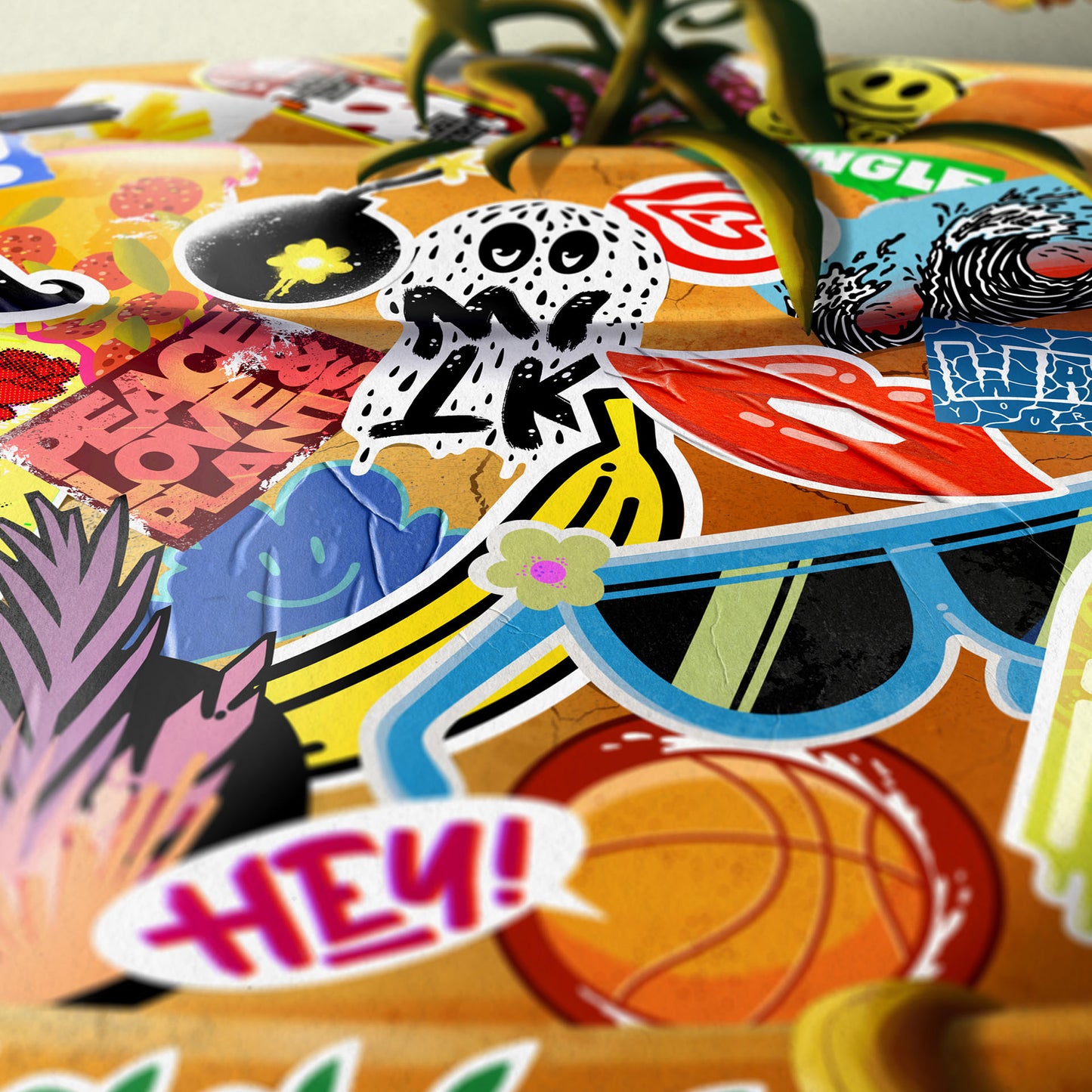 Sticker Pot Poster