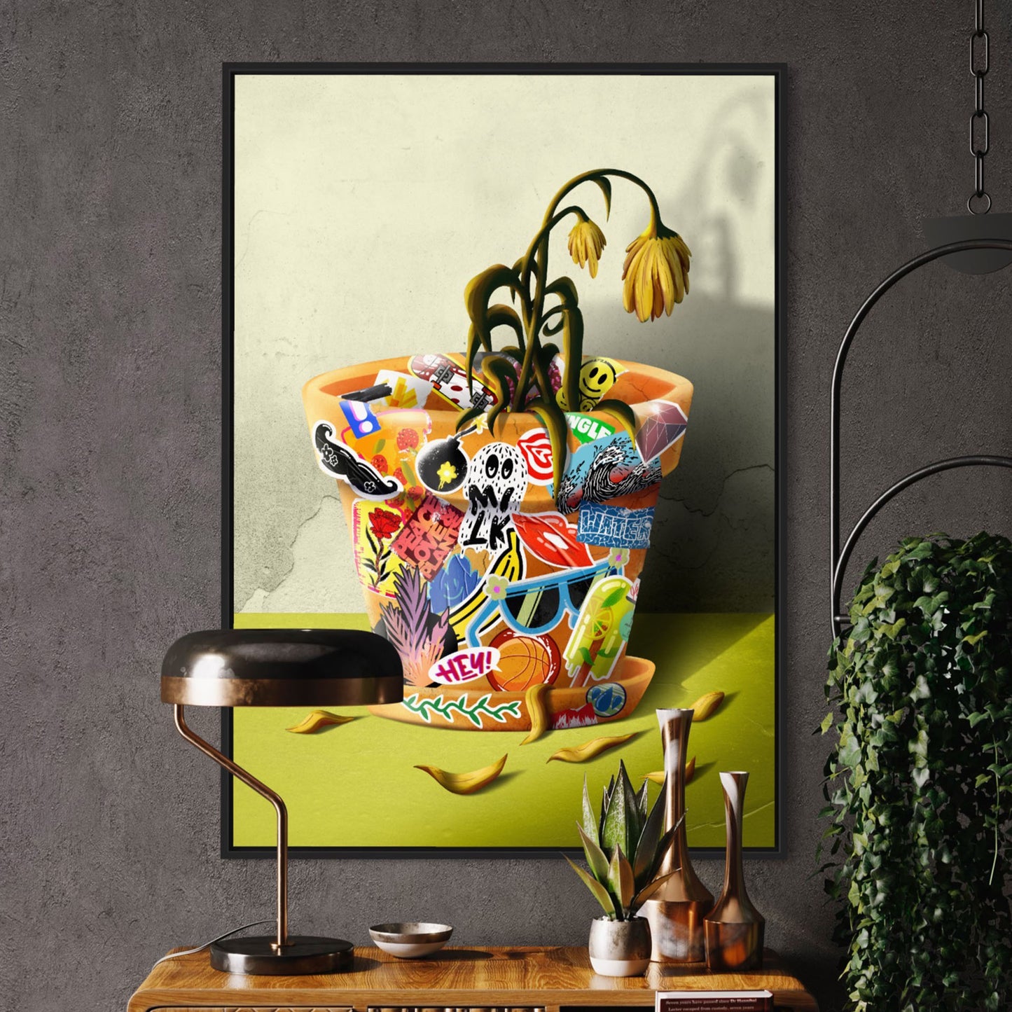 Sticker Pot Poster