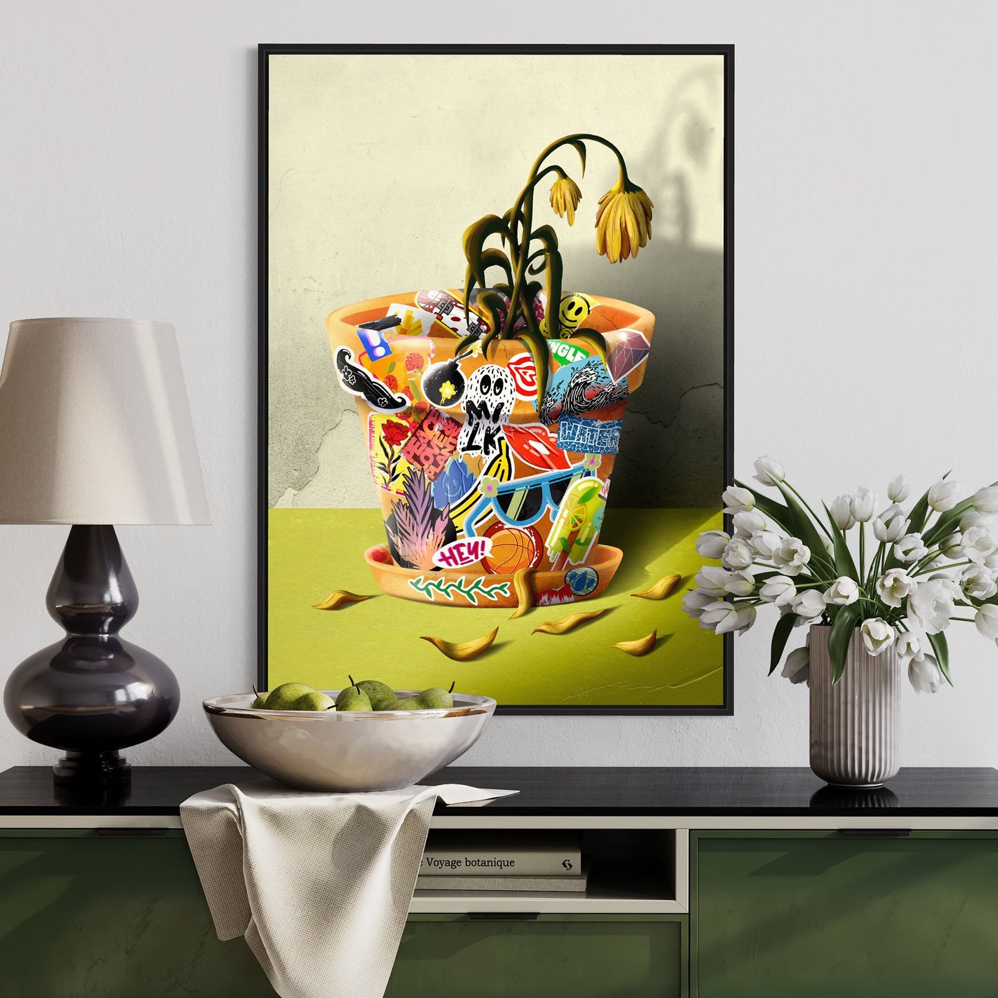 Sticker Pot Poster