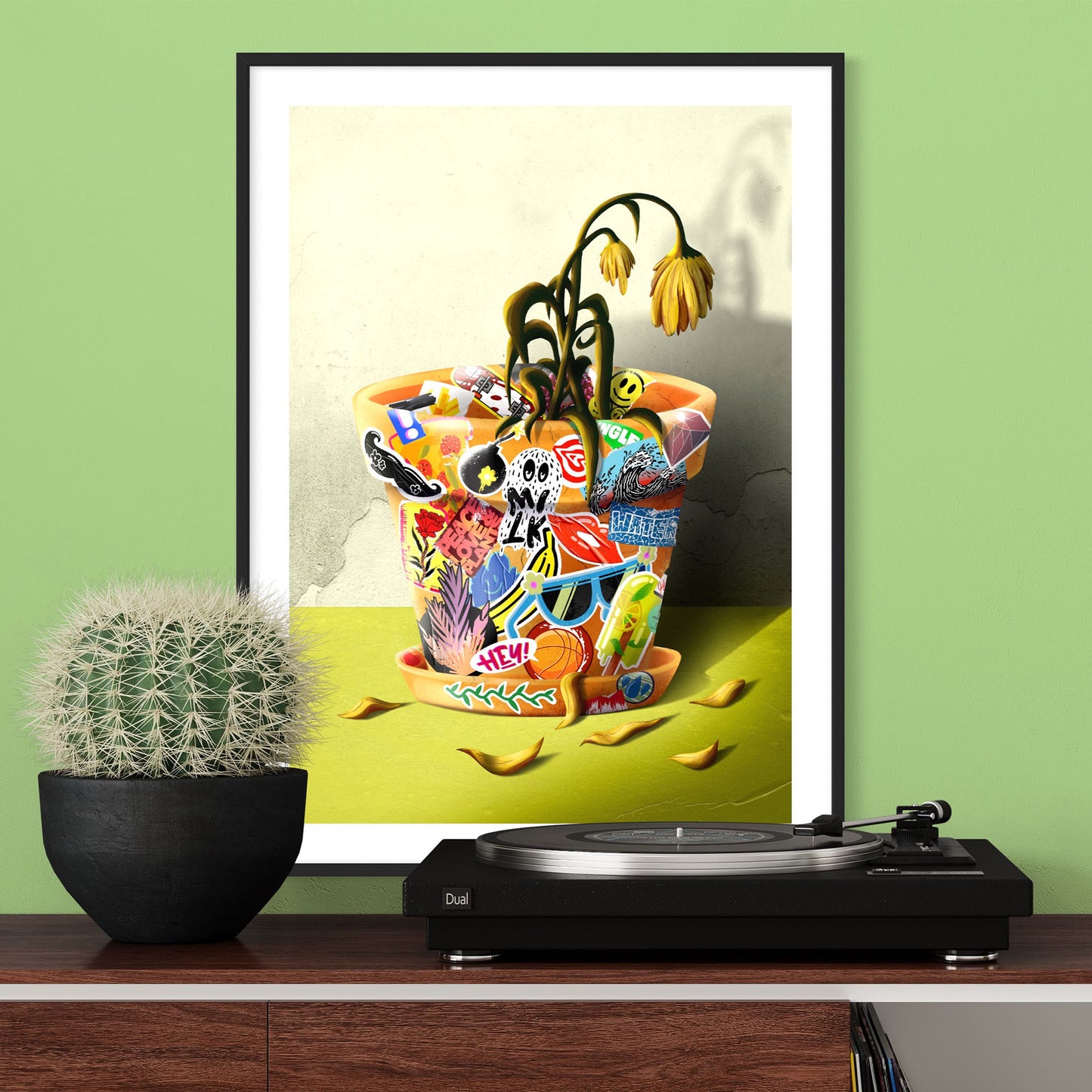 Sticker Pot Poster